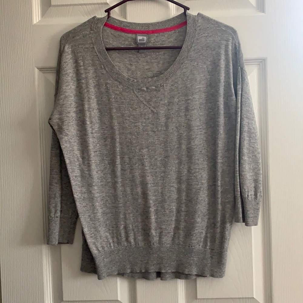 Gray sweater